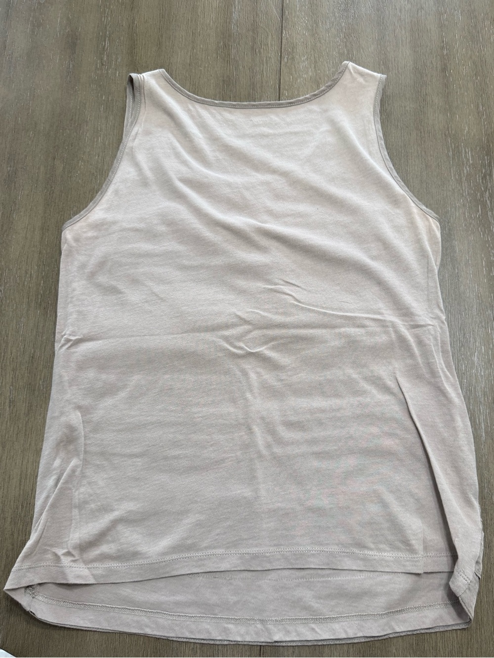 LOFT Beige Layered Ruffle Tank Top - Picture 2 of 3